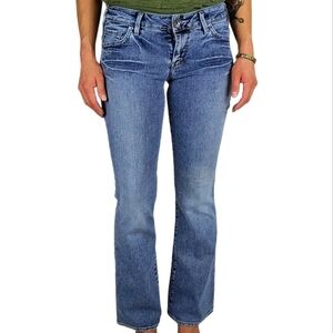 Silver Jeans AIKO Bootcut 27x31 Light Distressed